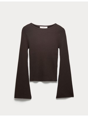 Marks & Spencer Geniş Kollu Triko Üst