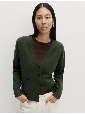 Marks & Spencer Air-Yarn V-Yaka Düğmeli Hırka