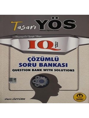 Tasarı Yös Iq Çözümlü Soru Bankası (Yeni)
