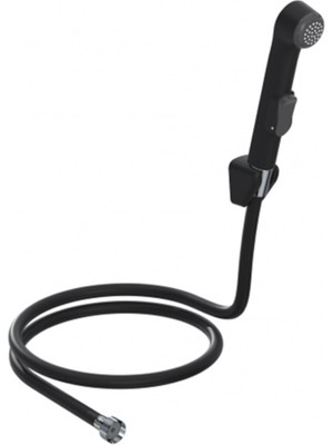 Feyza Design Iz Yapı Taharatmatik Shut-Off Pvc Hortum Elixir Düğmeli Siyah