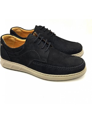 Luis Figo 3844 % 100 Deri Ortopedik Rahat Bağcıklı Saraçlı Erkek Ayakkabısı