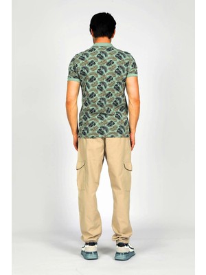 Lee Cooper Ketgo Normal Bel Normal Kesim Düz Paça %100 Pamuk Bej Erkek Pantolon