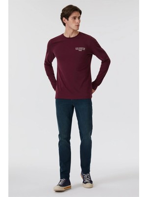 Lee Cooper Jagger Normal Bel Dar Kesim Düz Paça Yeşil Erkek Jean Pantolon