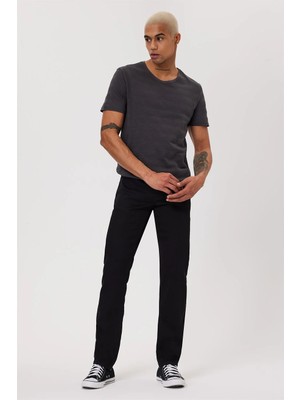 Lee Cooper Jagger Normal Bel Dar Kesim Düz Paça Gri Erkek Jean Pantolon