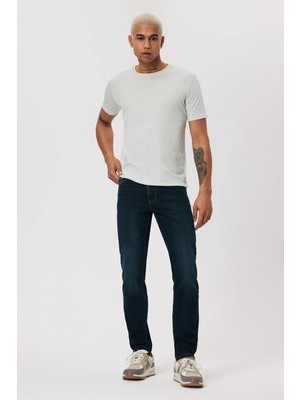 Lee Cooper Jagger Erkek Slım Straıght Dar Kesim Normal Bel Düz Paça Jean Pantolon Yeşil