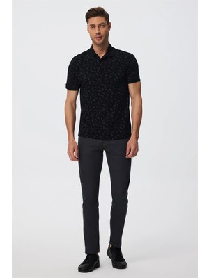 Lee Cooper Jagger Erkek Slım Straıght Dar Kesim Normal Bel Dokuma Pantolon Düz Paça Gri