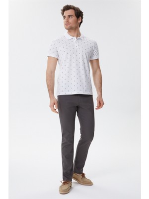 Lee Cooper Harry Erkek Straıght Normal Kesim Normal Bel Dokuma Pantolon Düz Paça Kahverengi
