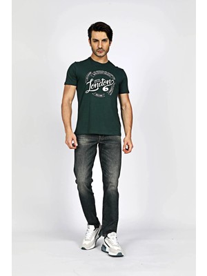 Lee Cooper Jagger Erkek Slım Straıght Dar Kesim Normal Bel Düz Paça Jean Pantolon Mavi