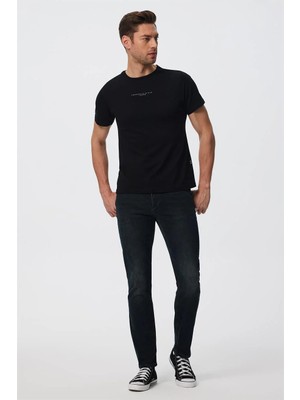 Lee Cooper Jagger Normal Bel Dar Kesim Düz Paça Yeşil Erkek Jean Pantolon