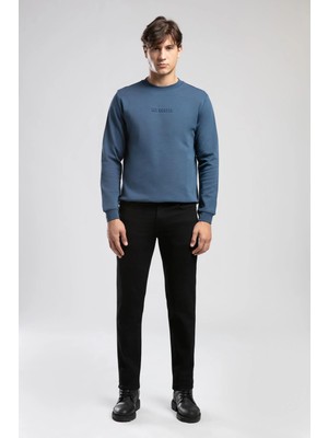 Lee Cooper Jagger Erkek Slım Straıght Dar Kesim Normal Bel Düz Paça Jean Pantolon Siyah