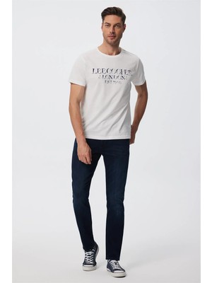 Lee Cooper Jagger Normal Bel Dar Kesim Düz Paça Mavi Erkek Jean Pantolon
