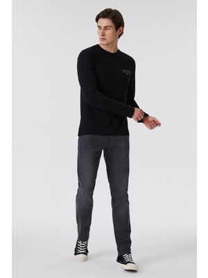 Lee Cooper Jagger Normal Bel Dar Kesim Düz Paça Gri Erkek Jean Pantolon