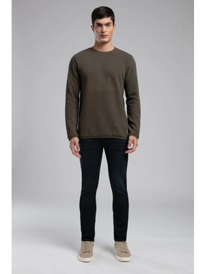 Lee Cooper Jack Orta Bel Dar Kesim Dar Paça Mavi Erkek Jean Pantolon