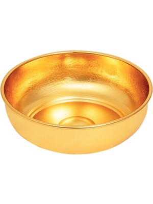 Feyza Design Osmanlı Motifli Metal Hamam Tası, Şık ve Dayanıklı Banyo Gereci