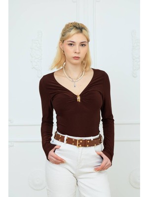 Fiori Makara Toka Kadın Pantolon Kemeri, Ceket Kemeri, Elbise Kemeri, Gömlek Kemeri