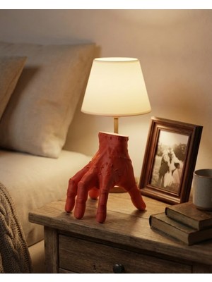 Getittir 3D Dekoratif El Heykeli 17X16 cm Şömine Raf Masa Üstü Aksesuar - Lisinya