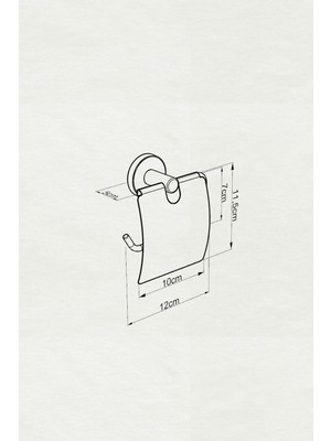 Feyza Design Şık Siyah Kapaklı Kağıtlık ve Askılık Seti, Banyo Düzeni Için Idealdir