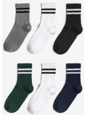 Bolero 6'lı Erkek Çemberli Kolej Çorabı