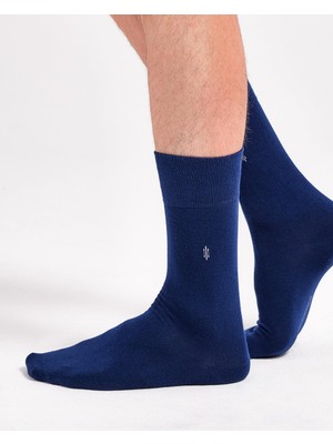 Bolero Erkek Premium Dikişsiz Yazlık Bambu Çorap Lacivert