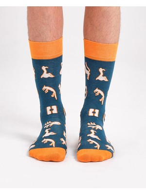 Bolero Mystic Etnik Desenli Çorap