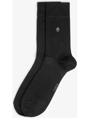 Bolero Erkek Premium Dikişsiz Yazlık Bambu Çorap Siyah