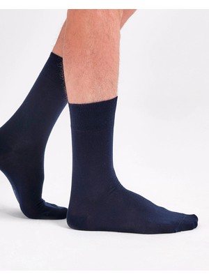 Bolero Erkek Premium Dikişsiz Yazlık Bambu Çorap Lacivert