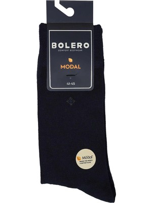 Bolero Erkek Premium Dikişsiz Modal Çorap Lacivert