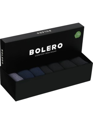 Bolero Erkek Premium Dikişsiz 7'li Bambu Çorap