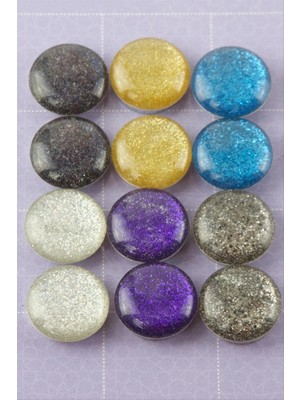 Zero Land Nrzsnt Simli Kupa Eşarp Mıknatısı 1 Adet - Gümüş Rengi