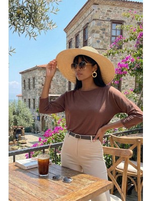 Lela Bisiklet Yaka Truvakar Kol Bluz Bayan Bluz 5861416Y