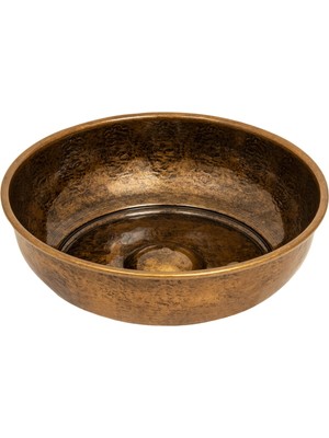 Feyza Design Osmanlı Motifli Metal Hamam Tası, Şık ve Dayanıklı Banyo Aksesuarı