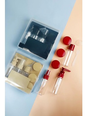 Feyza Design Pratik ve Kompakt 8 Parça Seyahat Banyo Temizlik Seti