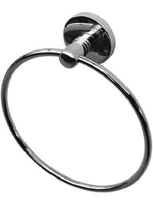 Feyza Design Modern Yuvarlak Paslanmaz Çelik Havluluk, Şık ve Dayanıklı Tasarım