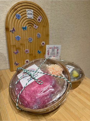 Feyza Design Rahatlatıcı Banyo Seti, Kese, Lif ve Sabun ile Kendinizi Şımartın