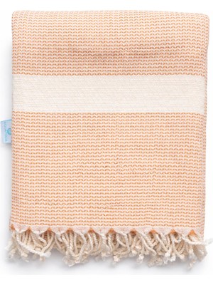 AQUATOLIA Sardes Peştemal -  Pamuk- 100X180- Peştemal- Plaj Havlusu- Kesik Desen