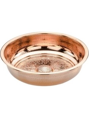 Feyza Design Bakır Hamam Tası, 20 Cm, Zarif ve Dayanıklı Tasarım