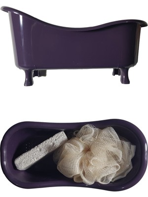 Feyza Design Küvet Için Çok Fonksiyonlu Organizerli Banyo Seti, Temiz ve Düzenli Görünüm