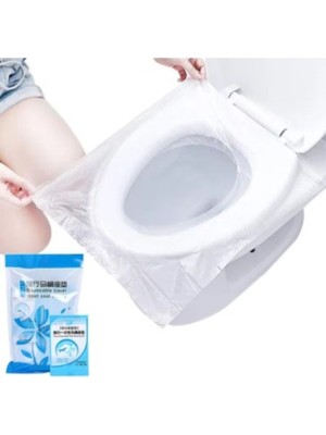 Feyza Design Tek Kullanımlık Klozet Kapağı Poşeti 50 Adet, Temiz ve Pratik Kullanım
