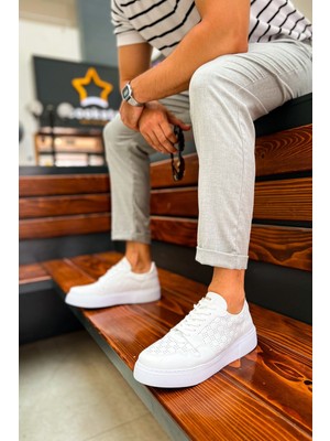 Aesco MN153 - Cbt Oxford Erkek Ayakkabı Beyaz