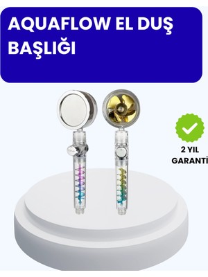 Feyza Design Sağanak Yağmur Etkili El Duşu, Su Tasarruflu ve Start Stop Fonksiyonlu