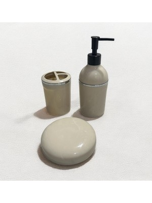 Feyza Design Şık ve Kullanışlı 3'lü Banyo Seti, Hijyen ve Konfor Sağlayan Tasarım