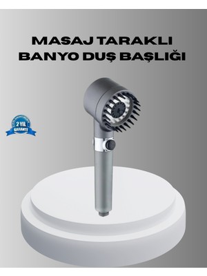 Feyza Design Ergonomik Tasarımlı Masaj Uçlu Duş Başlığı ile Rahatlık ve Konfor
