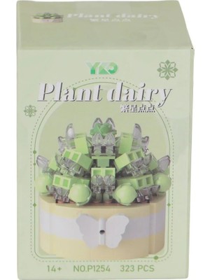 Kaia Life P1254 Panlos Simülasyon Çiçek Serisi 323 Parça Block Oyuncak