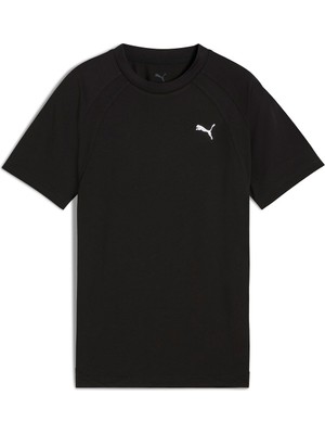 Puma Evostripe Erkek Çocuk Siyah Tişört