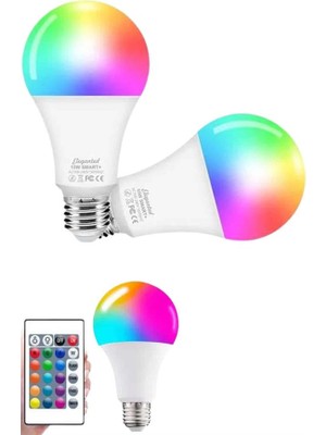 Epilons Ayarlanabilir Parlaklık Rgb LED Ampul Beyaz Lamba ve Renkli Ampul