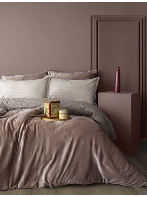 Tek Kişilik Aphrodite Kadife Battaniyeli Nevresim Takımı