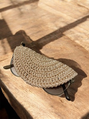 El Örgüsü Gözlük Kılıfı Çanta Charmı – El Örgüsü, Çantaya Takılabilir