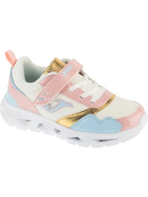 Joma Beyaz - Pembe Kız Çocuk Yürüyüş Ayakkabısı JSTARW2502V-STAR Jr 2502 Whıte Pınk
