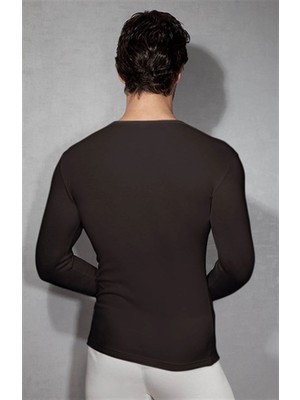 Liyuza Doreanse Erkek  Yuvarlak Yaka Uzun Kol T Shirt 2965