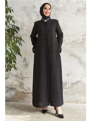 inStyle Ivory Biye Desen Siyah Ferace